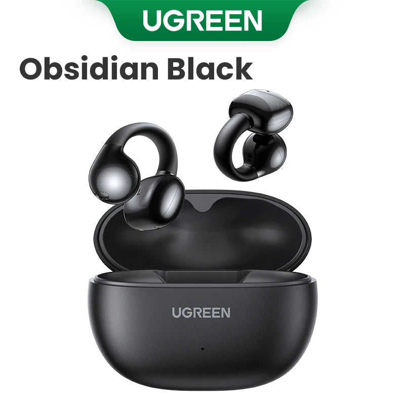 Open Ear Clip Wireless Earbuds Bluetooth Sports Earphones Headphones in Mic with Earhooks & Ear Hook