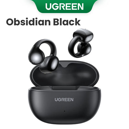 Open Ear Clip Wireless Earbuds Bluetooth Sports Earphones Headphones in Mic with Earhooks & Ear Hook
