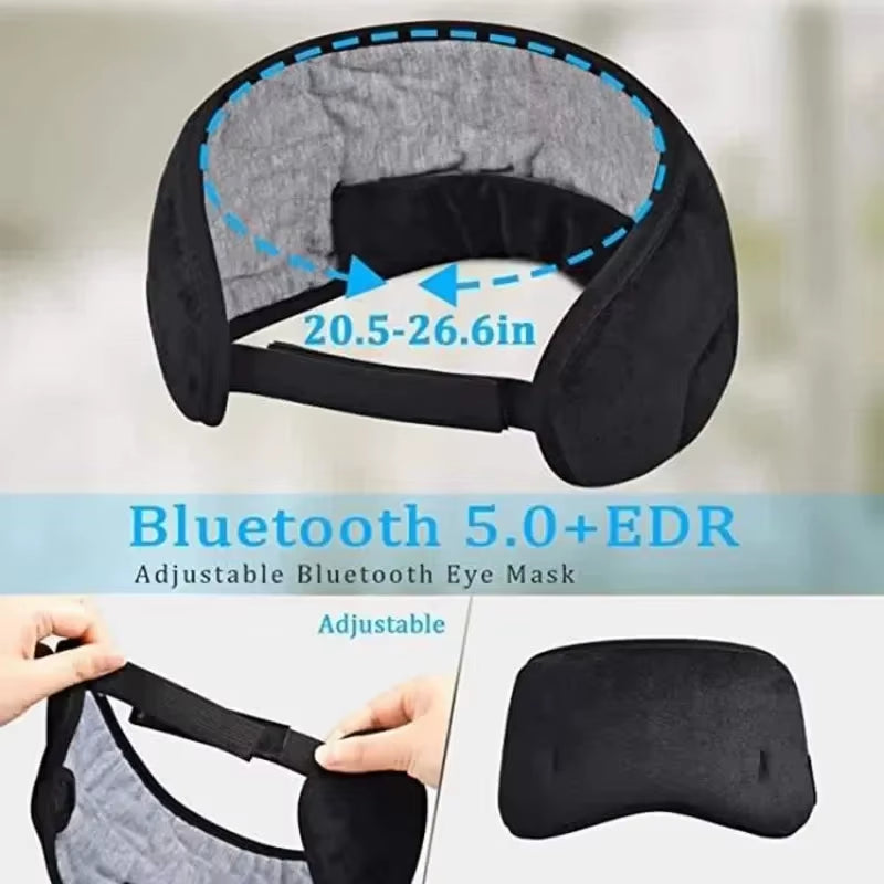 Fone Bluetooth Earphones Sports Sleeping Headband Elastic Wireless Headphones Music Eye Mask Wireless Bluetooth Headset Headband