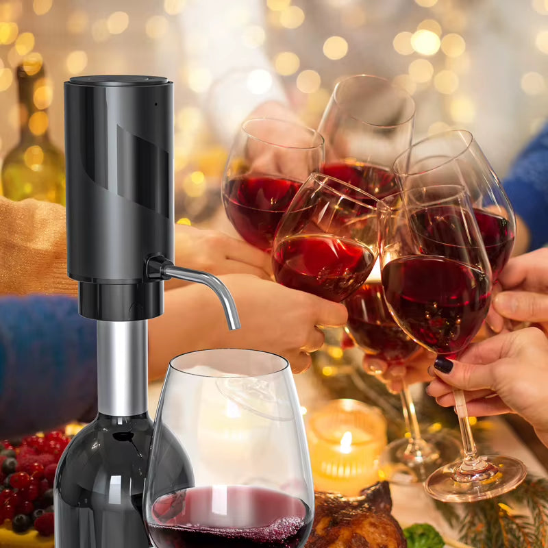 Dispenser Elettrico per Vino Con Aeratore – Ricaricabile