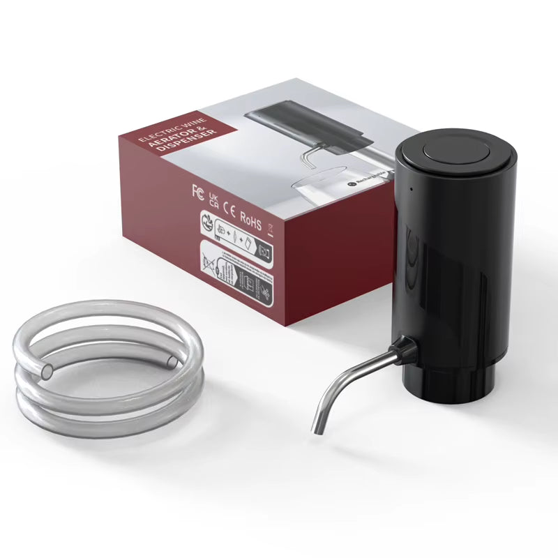 Dispenser Elettrico per Vino Con Aeratore – Ricaricabile