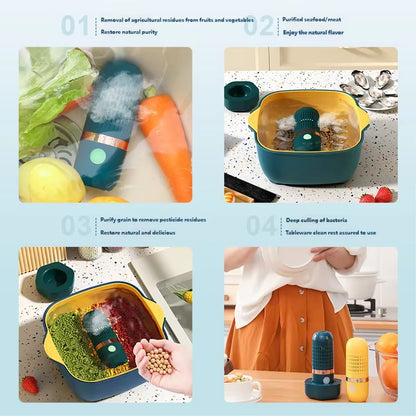 Purificatore Wireless per Frutta E Verdura – Ricaricabile 3000Mah