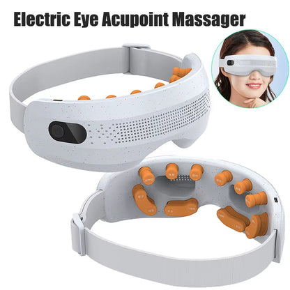 Electric Eye Acupoint Massager Bluetooth Hot Compress Eye Care Instrument Eye Massage Glasses Soothing Fatigue Improve Sleep